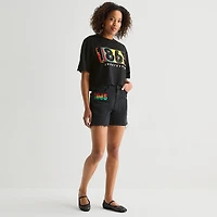 Hope & Wonder Juneteenth Womens Denim Short