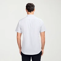 IZOD Breeze Mens Short Sleeve Athletic Fit Button-Down Shirt