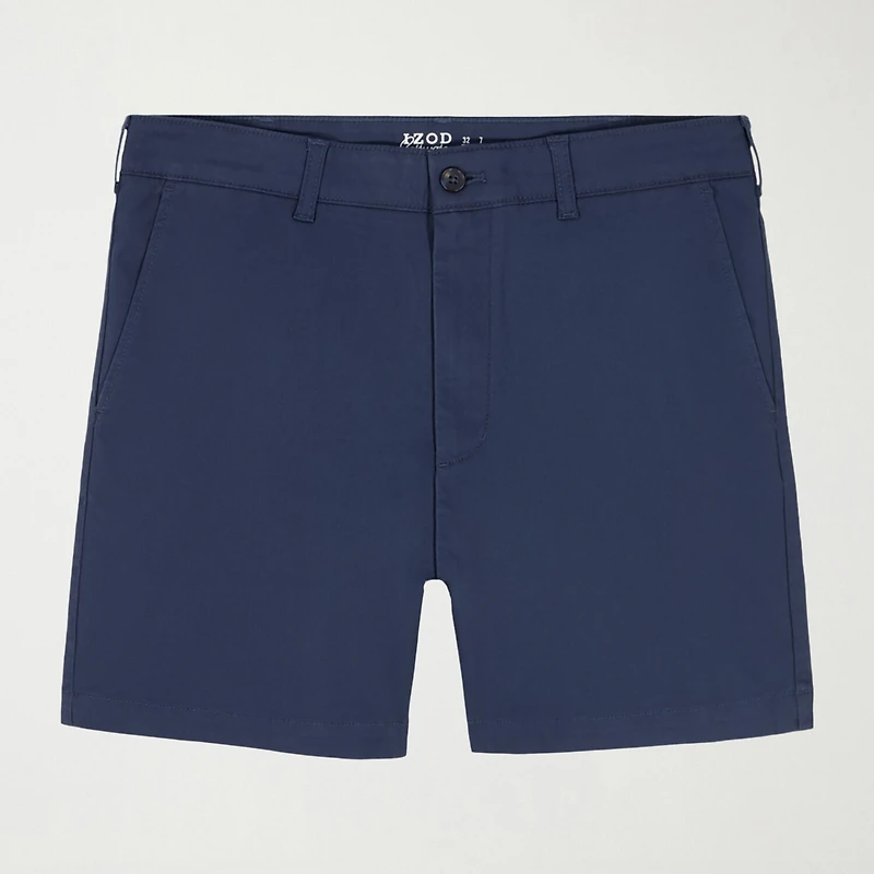 IZOD Saltwater Mens 7" Stretch Fabric Chino Short