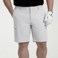 IZOD Swingflex Golf Mens 10 1/2" Big and Tall Stretch Fabric Quick Dry Cargo Short