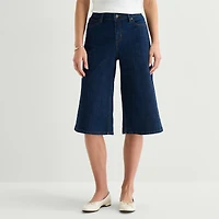Liz Claiborne Denim Cullotte Jeans