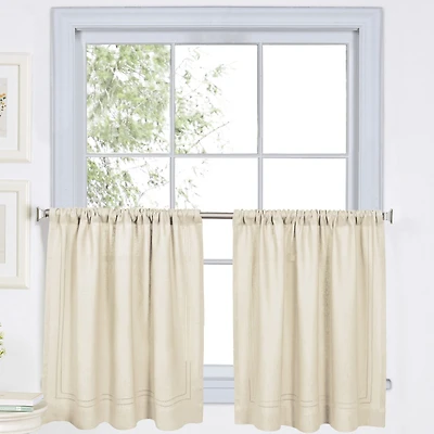 Elrene Home Fashions Cameron 2-pc. Rod Pocket Window Tier