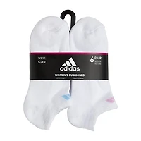 adidas Cushioned Womens 6 Pair No Show Socks