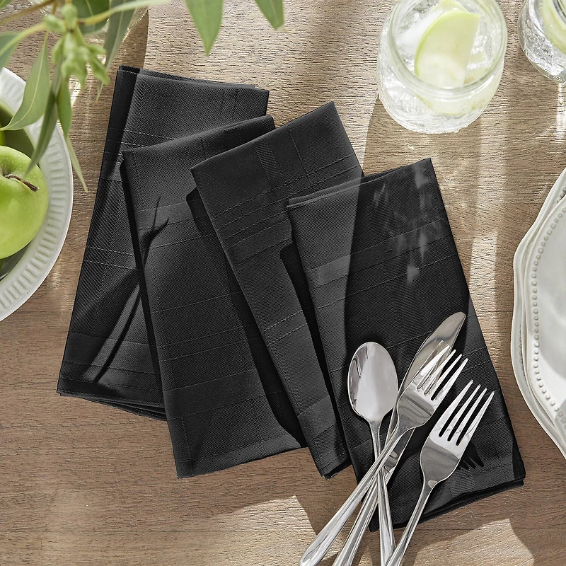 Threadmade Elegance Plaid Damask 4-pc. Napkins