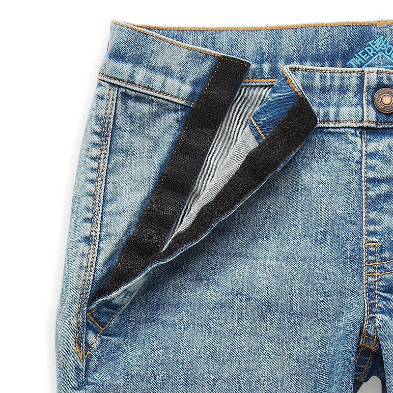 Thereabouts Little & Big Kid Boys Adaptive Adjustable Waist Stretch Fabric Seated Slim Fit Jean