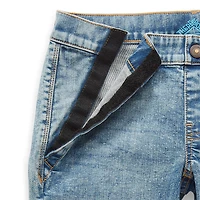 Thereabouts Little & Big Kid Boys Adaptive Adjustable Waist Stretch Fabric Seated Slim Fit Jean