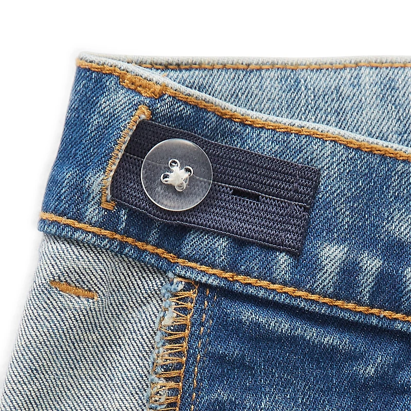 Thereabouts Little & Big Kid Boys Adaptive Adjustable Waist Stretch Fabric Seated Slim Fit Jean