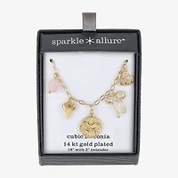 Sparkle Allure Womens 18 Inch Pendant Necklace