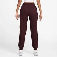 Nike Womens Drawstring Waist Cuffed Mid Rise Regular Fit Fleece Active Jogger Pant