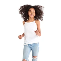Hanes Ultimate EcoSmart Little & Big Girls 4 Pack Square Neck Camisole