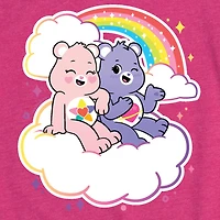 Big Kid Girls Crew Neck Short Sleeve Care Bears T-Shirt