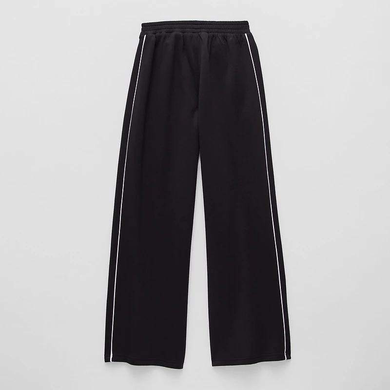 Xersion Little & Big Kid Girls High Rise Regular Fit Wide Leg Track Pant