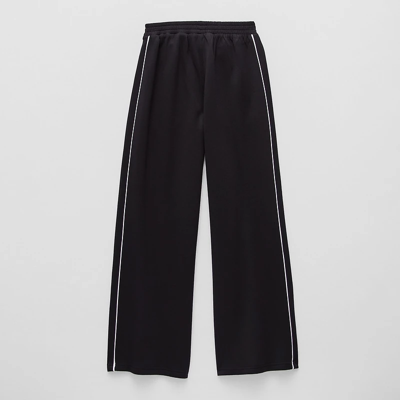 Xersion Little & Big Kid Girls High Rise Regular Fit Wide Leg Track Pant