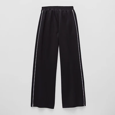 Xersion Little & Big Kid Girls High Rise Regular Fit Wide Leg Track Pant