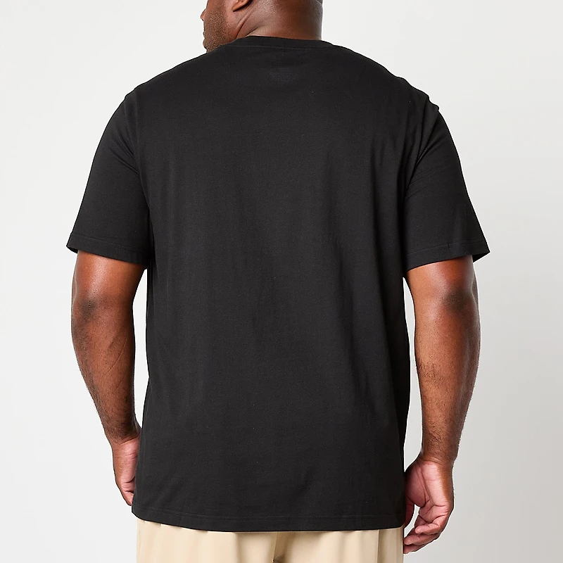 Xersion Mens Crew Neck Short Sleeve Regular Fit Big and Tall Graphic T-Shirt