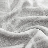 Elrene Home Fashions Sawyer Windowpane Rod Pocket Back Tab Energy Saving Blackout Single Curtain Panel