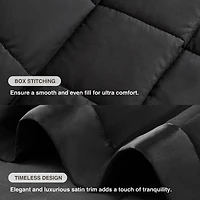 Madison Park Prospect Lightweight Down Alternative Blanket with Satin Trim
