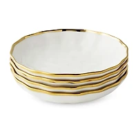 Certified International Regency Gold 4-pc. Porcelain Soup Bowl