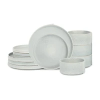 Stone + Lain Bao 12-pc. Stoneware Dinnerware Set