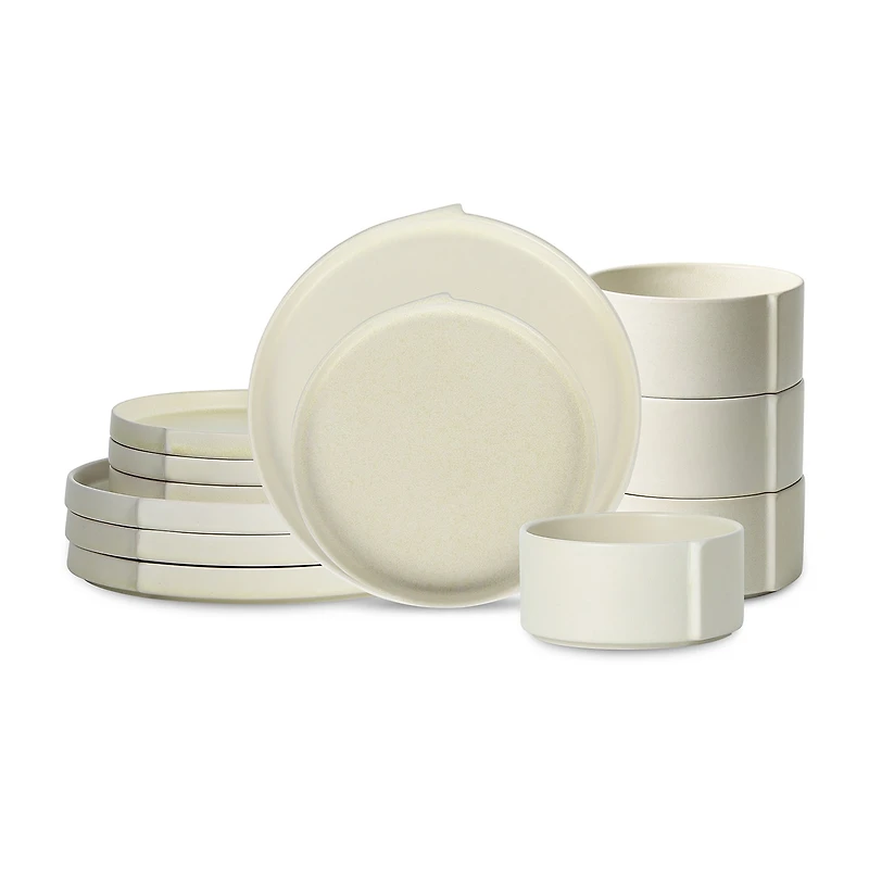 Stone + Lain Bao 12-pc. Stoneware Dinnerware Set