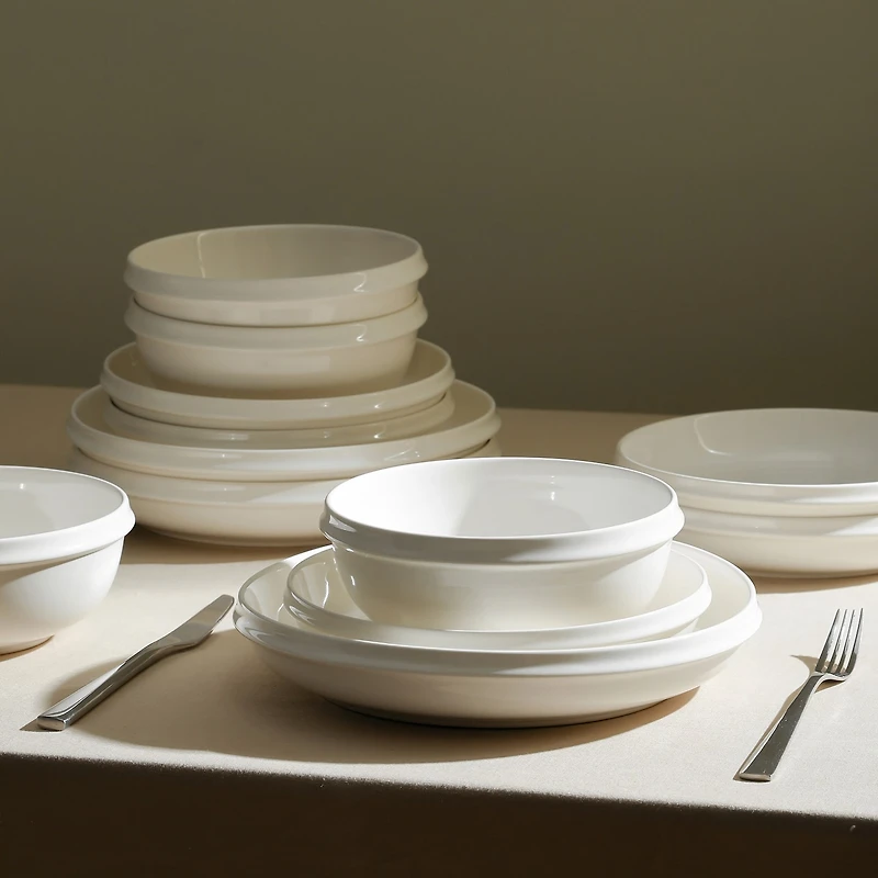 Stone + Lain Verso 4-pc. Porcelain Dinnerware Set