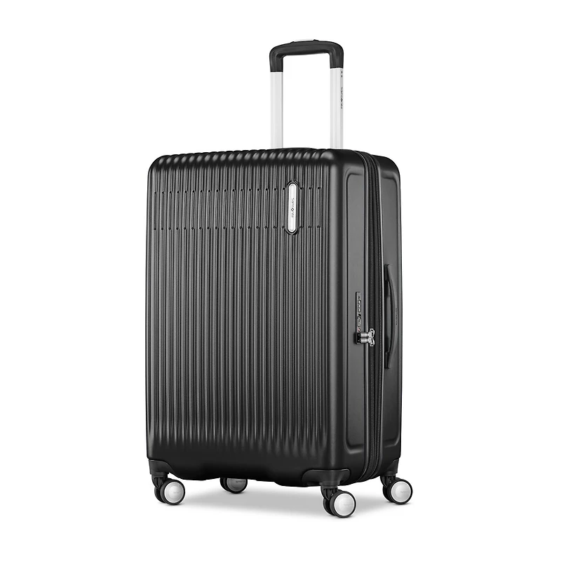 Samsonite Opto 4 25 Inch Hardside Checked Spinner Luggage