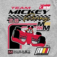 Disney Collection Big Kid Boys Crew Neck Short Sleeve Regular Fit Mickey Mouse Graphic T-Shirt
