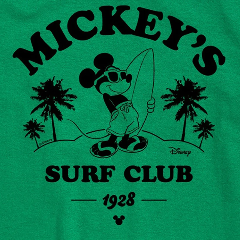 Disney Collection Big Kid Boys Crew Neck Short Sleeve Regular Fit Mickey Mouse Graphic T-Shirt