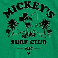 Disney Collection Big Kid Boys Crew Neck Short Sleeve Regular Fit Mickey Mouse Graphic T-Shirt