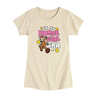 Disney Collection Toddler Girls Crew Neck Short Sleeve Regular Fit Toy Story Graphic T-Shirt