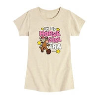 Disney Collection Toddler Girls Crew Neck Short Sleeve Regular Fit Toy Story Graphic T-Shirt