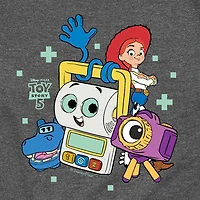 Disney Collection Toddler Boys Crew Neck Short Sleeve Regular Fit Toy Story Graphic T-Shirt
