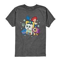 Disney Collection Toddler Boys Crew Neck Short Sleeve Regular Fit Toy Story Graphic T-Shirt