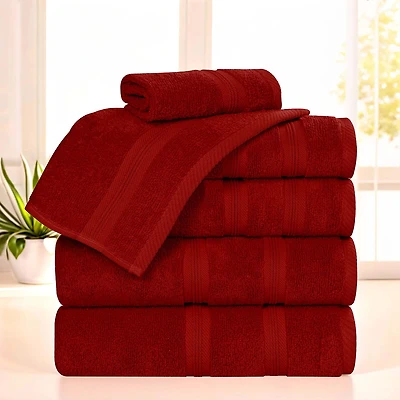 SUPERIOR® Smart Dry Cotton 6-pc. Quick Bath Towel Set