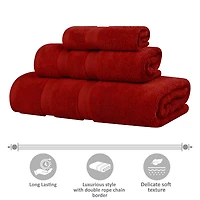 SUPERIOR® Smart Dry Cotton 3-pc. Quick Bath Towel Set