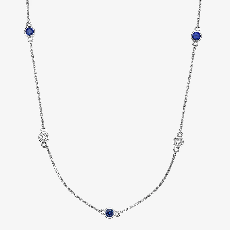 Womens Sterling Silver 18 Inch Cable Chain Necklace