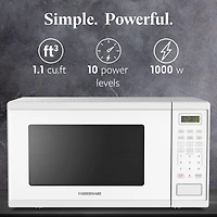 Farberware 1.1 Cu. Ft. 1000-Watt Digital Counter Microwave Oven