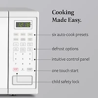 Farberware 1.1 Cu. Ft. 1000-Watt Digital Counter Microwave Oven