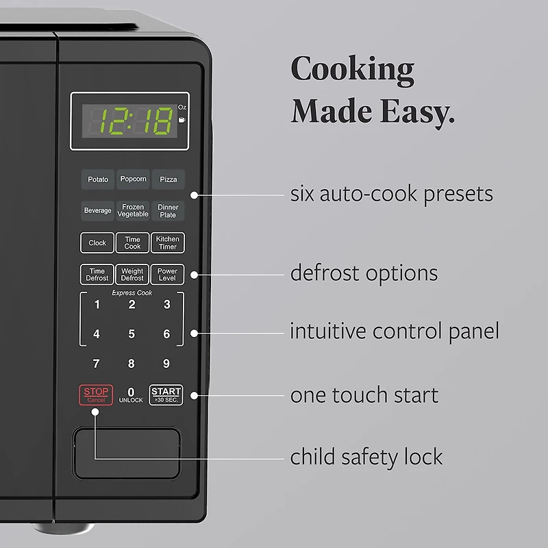 Farberware 0.9 Cu. Ft. 900 Watt Counter Microwave Oven