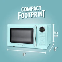 Nostalgia Retro 0.7 Cu Ft Counter Microwave