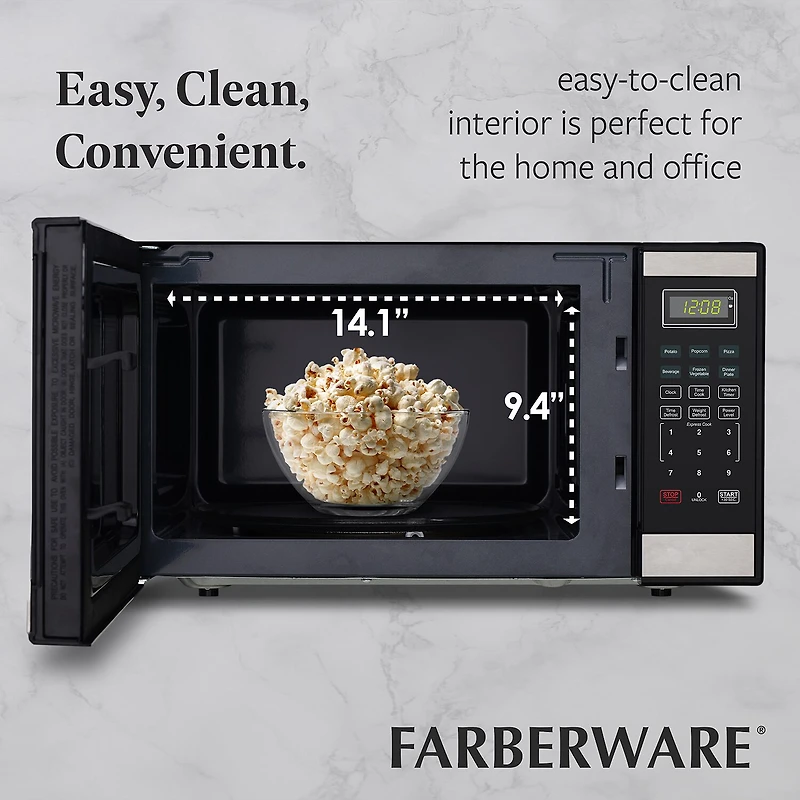 Farberware 1.1 Cu. Ft. Countertop Microwave Oven