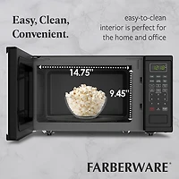 Farberware 1.1 Cu. Ft. 1000-Watt Digital Counter Microwave Oven