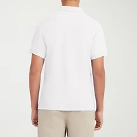 IZOD Pique Mens Regular Fit Short Sleeve Polo Shirt