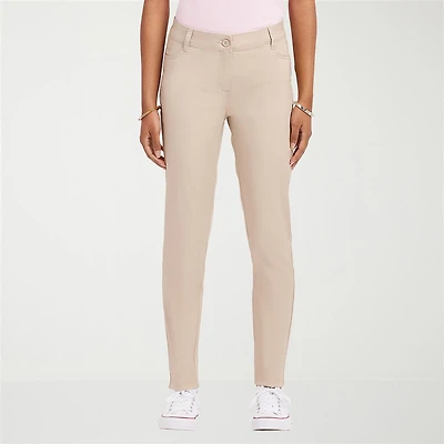 IZOD Womens Juniors Skinny Flat Front Pant