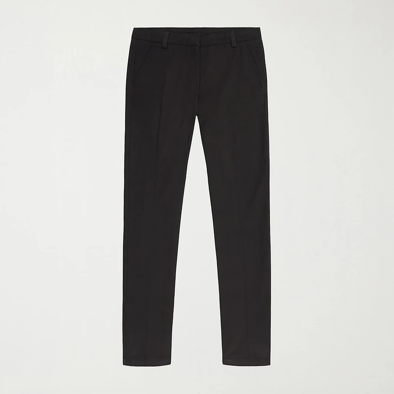 IZOD Womens Juniors Straight Mid Rise Flat Front Pant