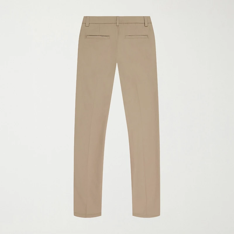 IZOD Womens Juniors Straight Mid Rise Flat Front Pant
