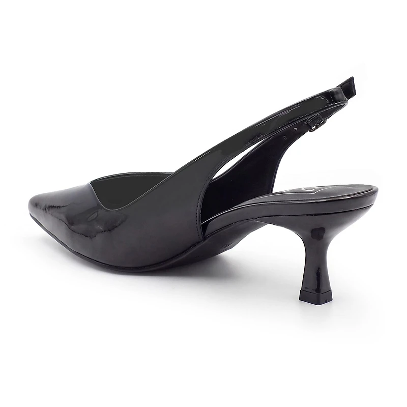 Pop Savien Womens Pointed Closed Toe Kitten Heel Pumps