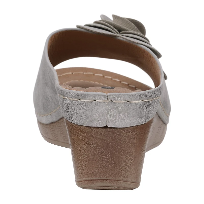 GC Shoes Womens Tokyo Floral Wedge Sandals