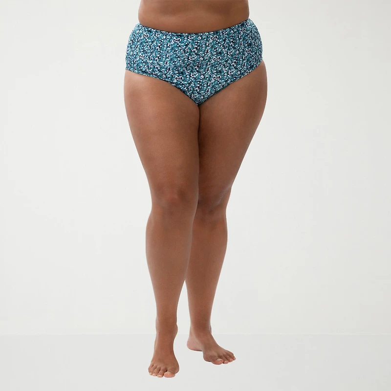 Dolfin Aquashape Women's High Waisted Brief Womens Bikini Swimsuit Bottom