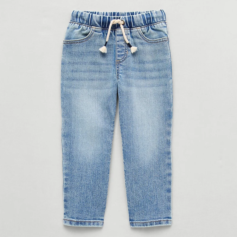 Okie Dokie Toddler & Little Boys Stretch Fabric Straight Leg Jean